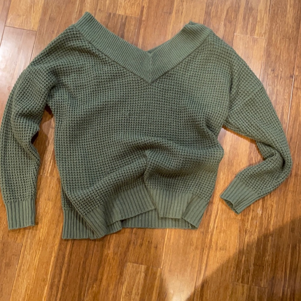 Green sweater